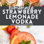 Strawberry Lemonade Vodka Pinterest Image