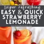 Strawberry Lemonade Pinterest Image