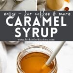 Caramel Syrup Pinterest Image
