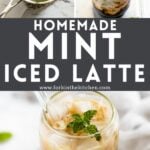 Iced Mint Latte Pinterest Image 1