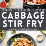 Cabbage Stir Fry Pinterest Image