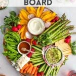 Spring Charcuterie Board Pinterest Image