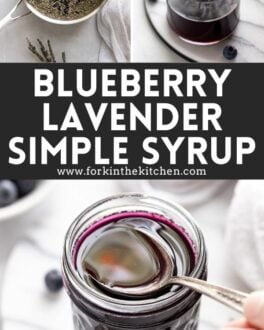 Blueberry Lavender Syrup Pinterest Image 2