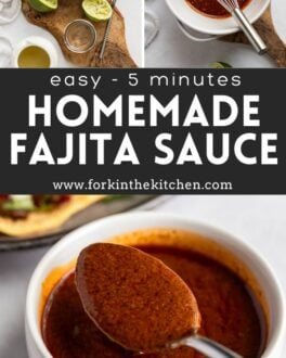 Homemade fajita sauce pinterest image 2