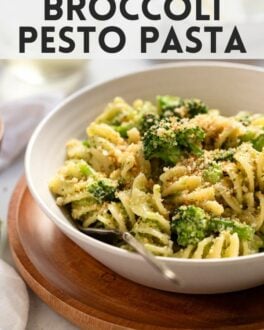 Broccoli pesto pasta Pinterest image 3