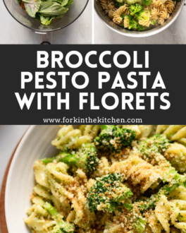 Broccoli pesto pasta Pinterest image 2