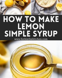 Lemon Simple Syrup Pinterest image 2
