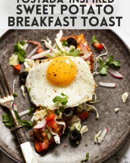 Sweet potato breakfast toast pinterest image 2