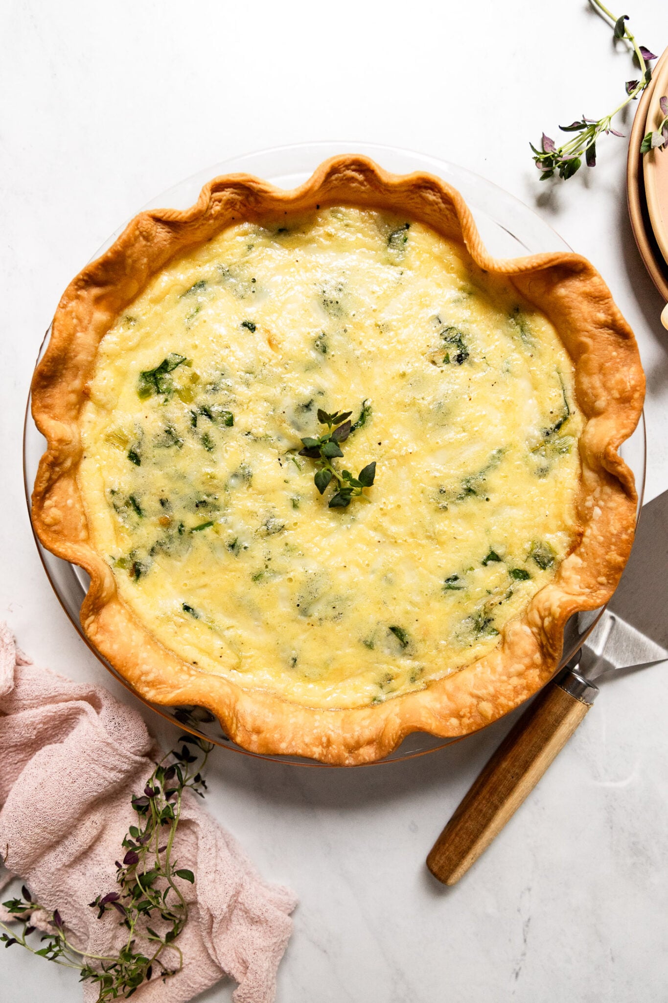 Leek Quiche With Spinach And Gruyere leek-quiche-with-spinach-and-gruyere